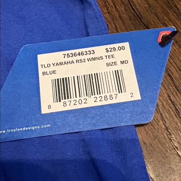 Women’s Yamaha Troy Lee Designs Blue Graphic T-Shirt size medium - Picture 3 of 4